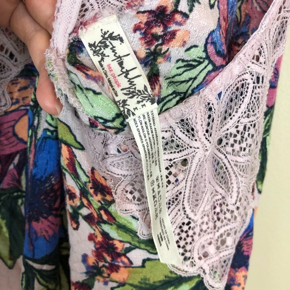 Free People Intimately Marsha Lace Floral Mini - Picture 6 of 7